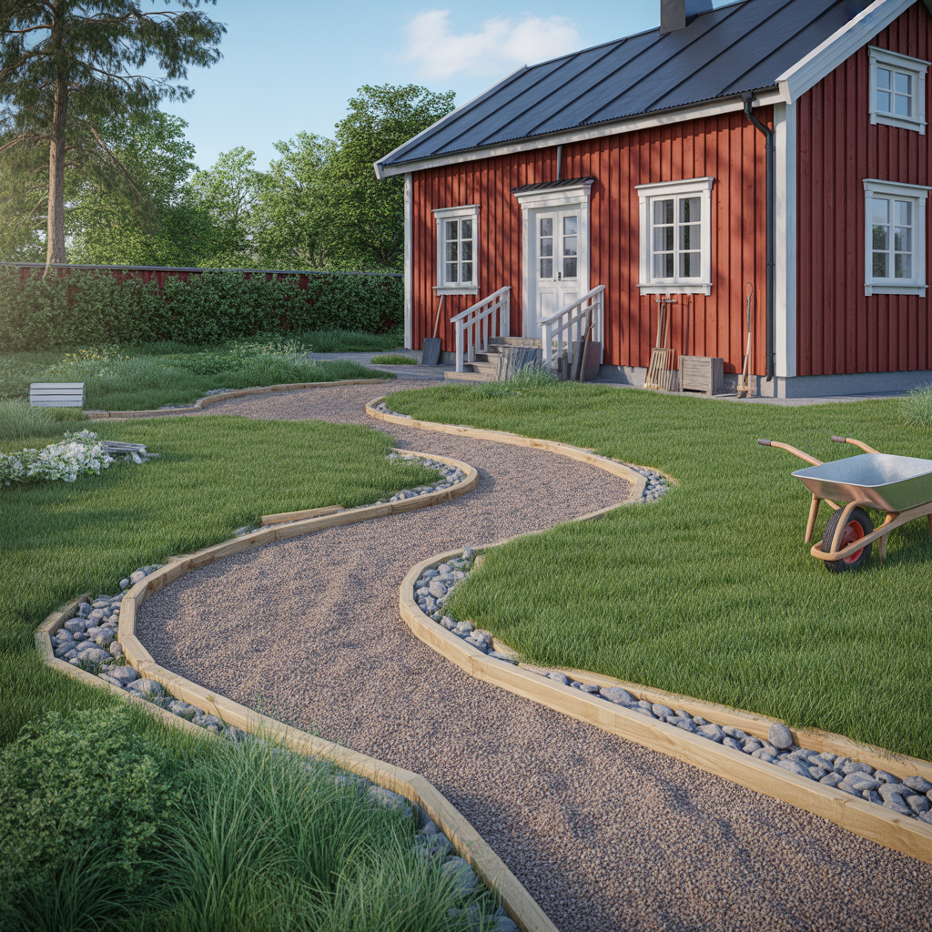 4.Vad kostar det att anlagga en grusgang i tradgarden