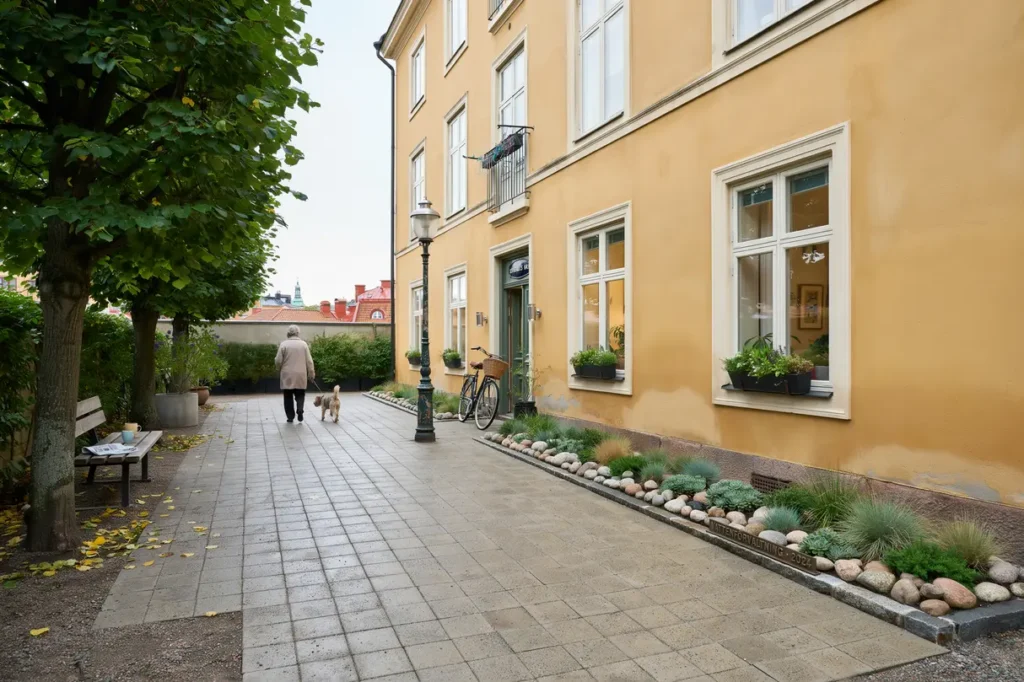 dr neringsarbete och ny dagvattenl sning vid bostadsr ttsf rening p s dermalm