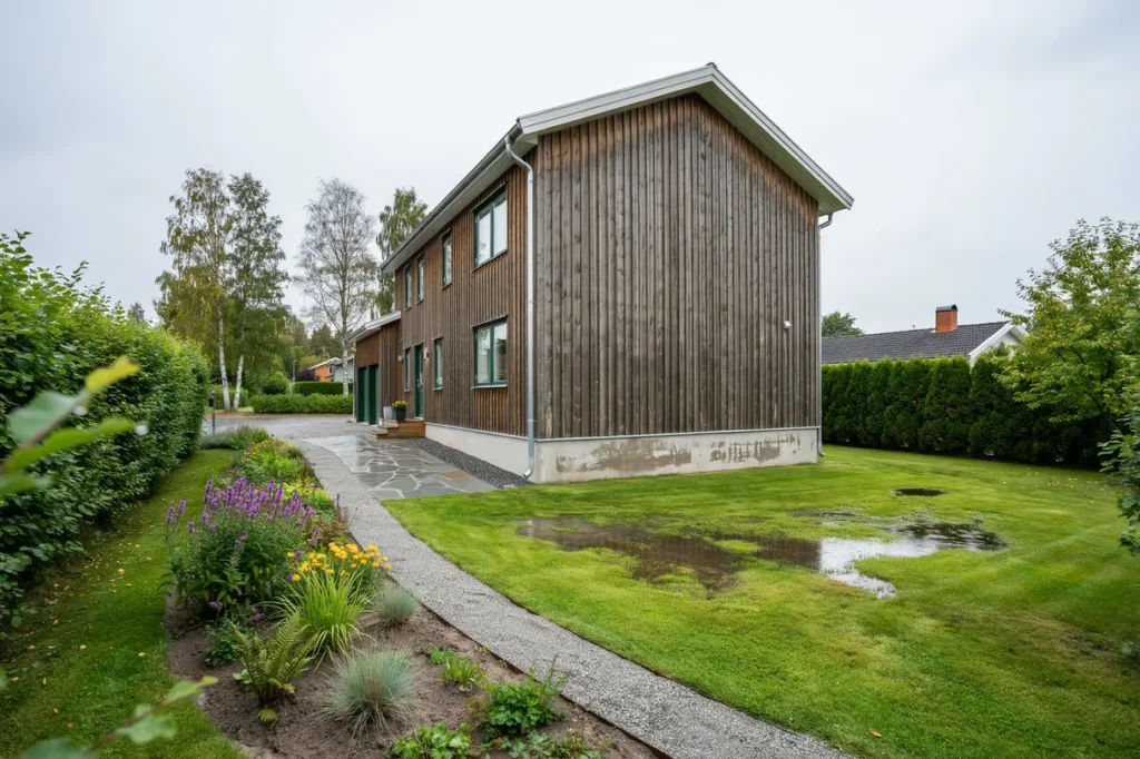 dagvatten p villatomten praktiska l sningar som minskar risken f r versv mning och fuktskador